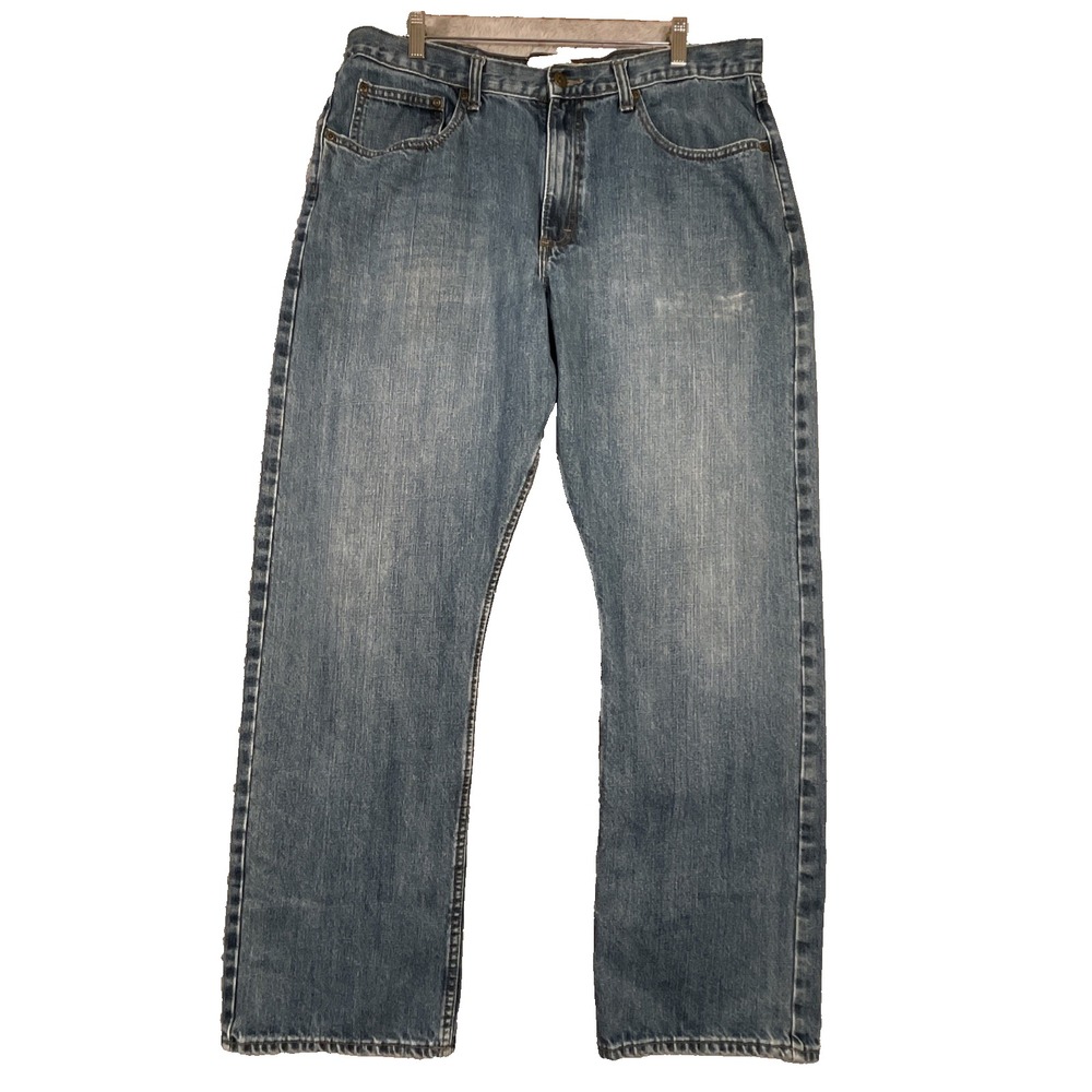 Vintage Wrangler Relaxed Straight Jeans Mens 36x31 Cowboy Work Western Chore - Picture 1 of 9